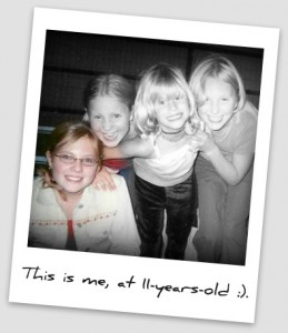 Linnea Wilke at 11 years old