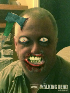 Jeff Stevens, as a Zombie.