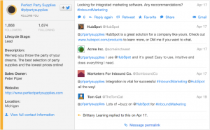 HubSpot Social Inbox 2